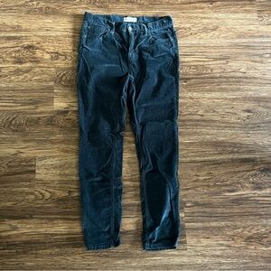 Free People Dark Blue Corduroy Pants